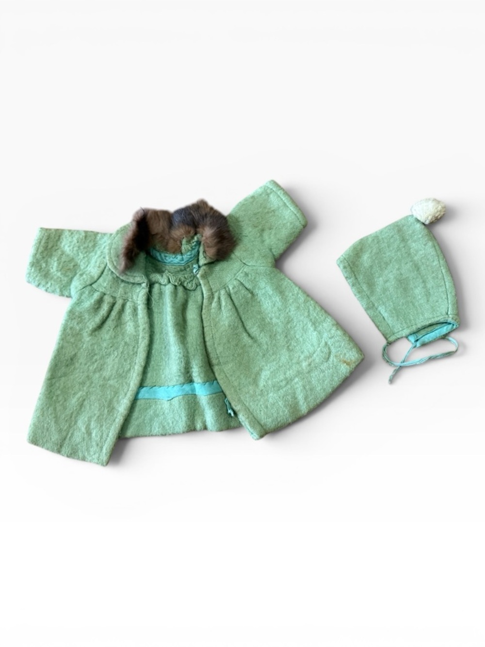 Collection of Vintage Doll Clothing - Variety of Handmade & Manufactured Items